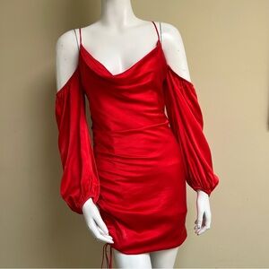 CINQ À SEPT Marsey Silk Minidress